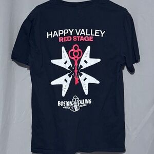 Boston Calling Music Festival Happy Valley Black Shirt
